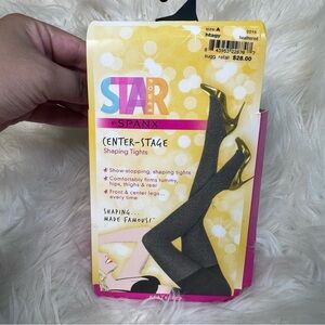 Star Power By Spanx Women's Size A Shaping Tights Heather Gray shaping tights